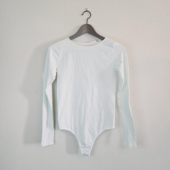 Free People Intimately Light Sage Seamless Women’s Bodysuit Sz M-L NWT - Picture 4 of 9